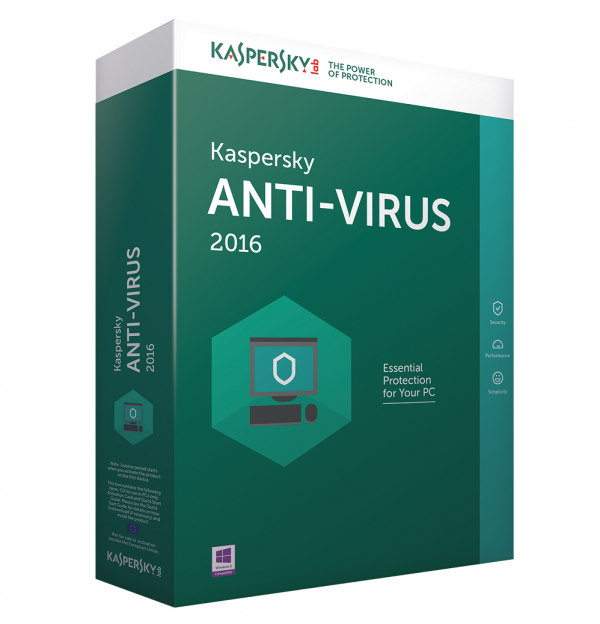 Antivirus Kaspersky Internet Security 2016 1 an 3 postes KAV