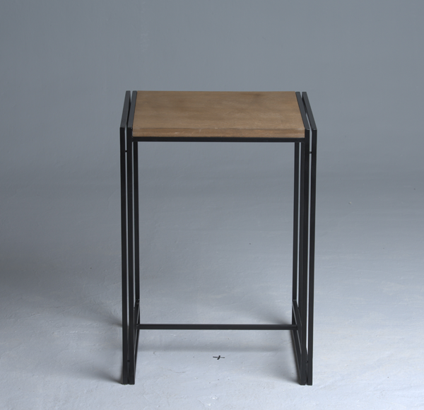 Table haute TWIN en bois