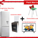 Pack Marriage CityShop 2019 : Réfrigérateur+TV+Cuisinière