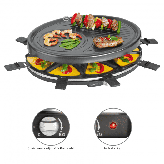 Gril à raclette Clatronic