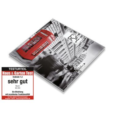 Pèse-personne en verre GS 203 Beurer