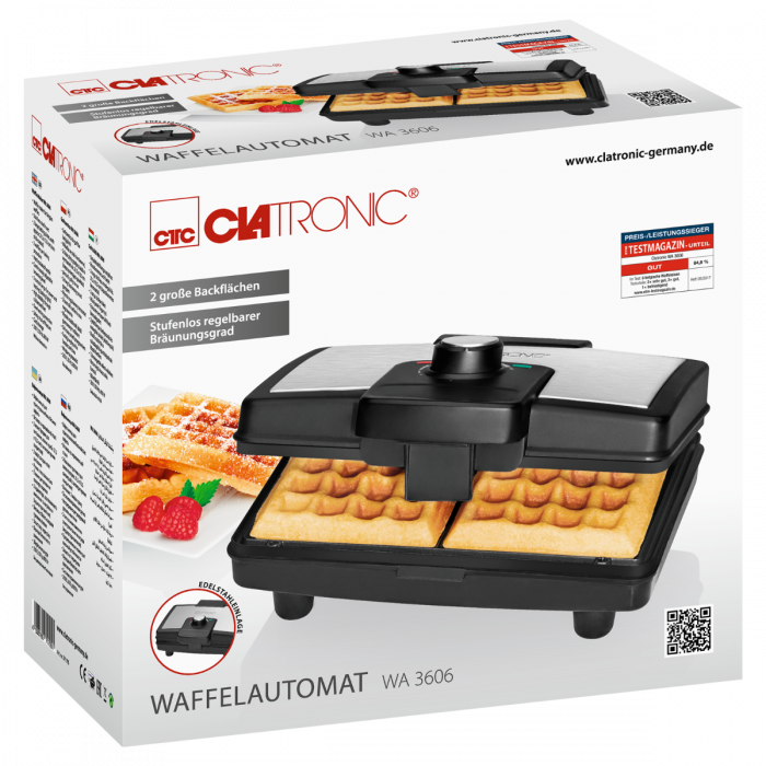 Gaufrier Machine à Gaufres Clatronic WA 3606 - CityShop tunisie