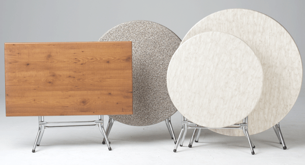 Table Pliante 110x70cm avec 4 chaises chym en ISOTOP