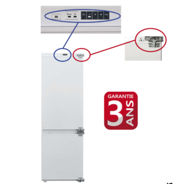 REFRIGERATEUR COMB ENCASTRABLE