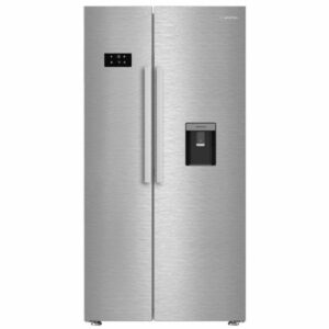 RÉFRIGÉRATEUR ARISTON No Frost SIDE BY SIDE 630 Litres / inox avec Afficheur et Distributeur d'eau
